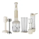 Berghoff Gem Retro 1200 W Krem Rengi El Blender Seti