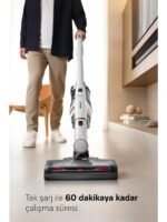 Miele Triflex HX2 Lotus Beyazı - Şarjlı Dik Süpürge - Görsel 4